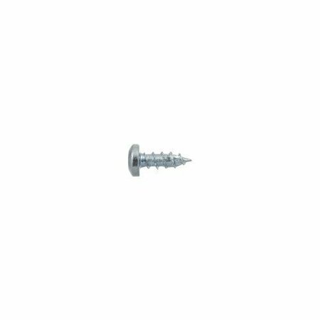 Hillman Wood Screw, #8, 1/2 in, Zinc Plated Steel Pan Head Torx Drive 116936